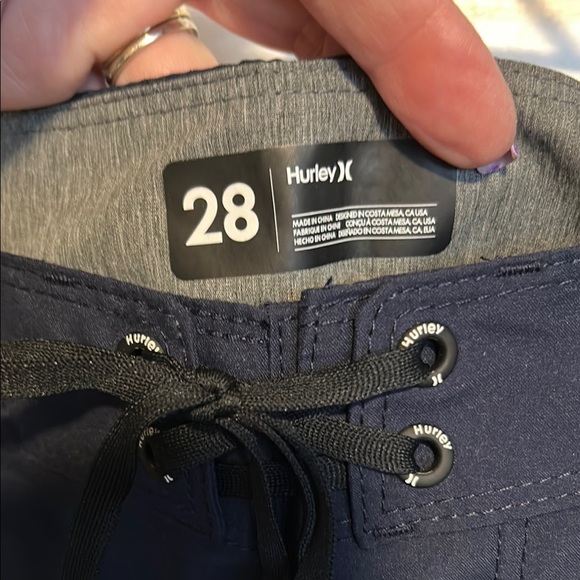 Hurley Men's Navy Swim Shorts - Picture 2 of 5